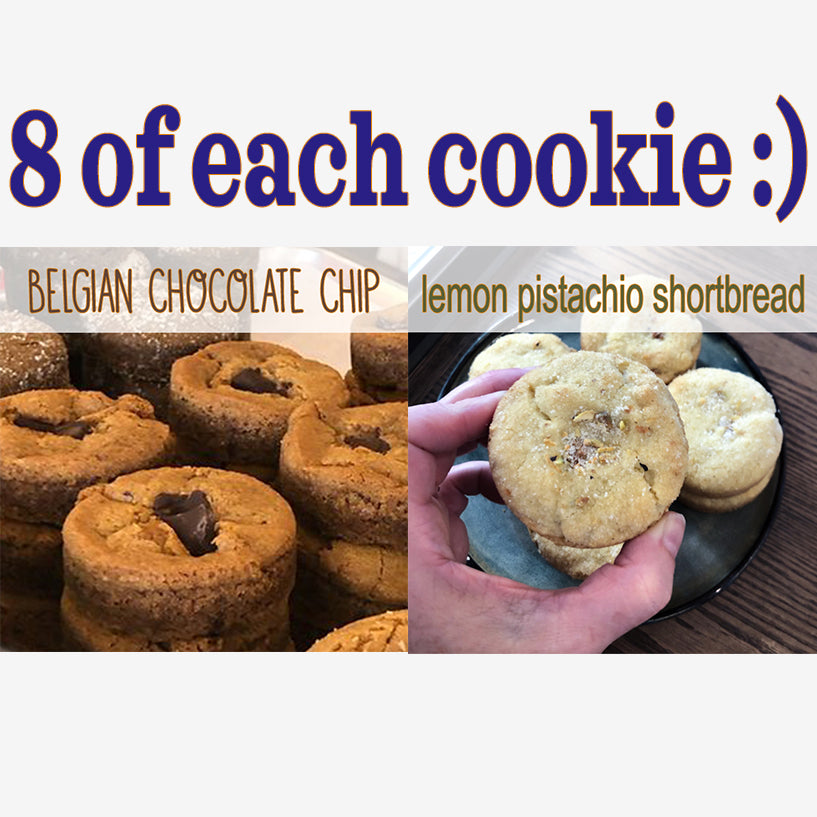 COMBO - 8 Boyfriend Chocolate Chip & 8 Lemon Pistachio