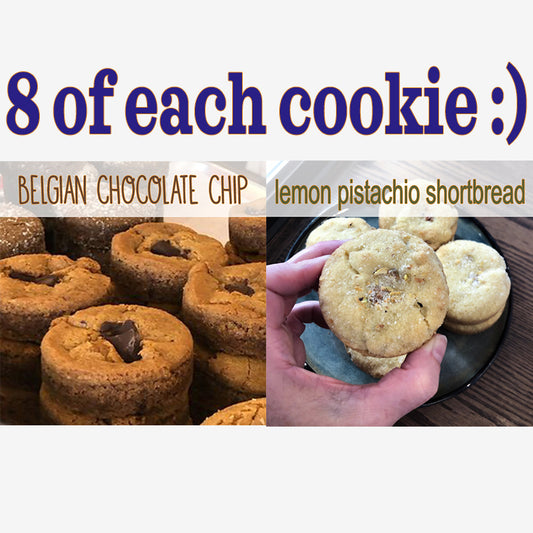 COMBO - 8 Boyfriend Chocolate Chip & 8 Lemon Pistachio
