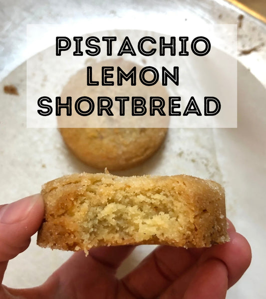 8 Lemon Pistachio Shortbreads